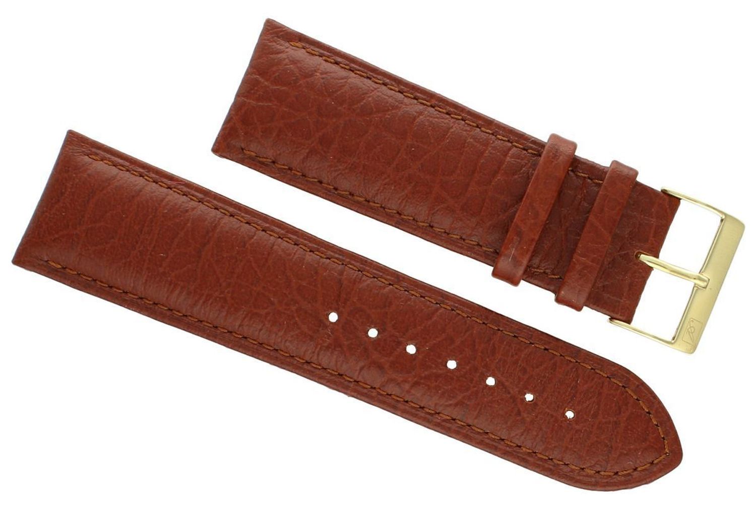 Pasek do zeg. Adriatica 24 mm brązowy Wytrzymały i solidny pasek do zegarka, szwajcarskiej marki Adriatica w kolorze brązowym został wykonany z bardzo wytrzymałej i wygodnej 1.jpg